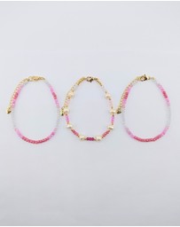 Miz Casa and Co - Crystal Beaded Bracelet Stack