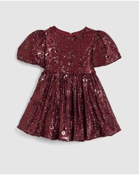Bardot Junior - Isabel Flower Sequin Dress - Kids-Teens