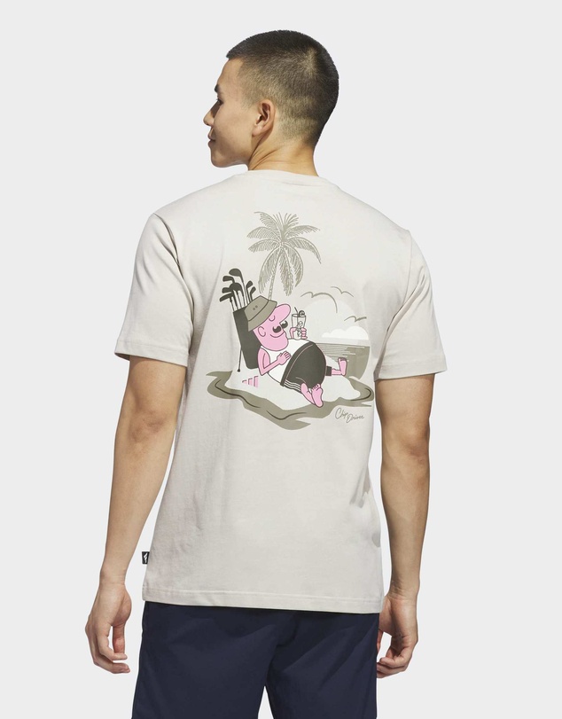 adidas Performance - Golf Chip In Paradise Graphic T-Shirt Mens
