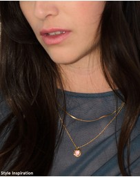 Rachel Jackson - Electric Love October Birthstone Heart Necklace