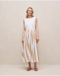 Trenery - Delave Linen Shell Tank in White