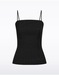 Carla Zampatti - Black Starlight Twill Bustier Top