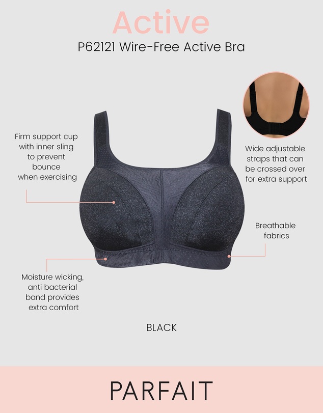 Parfait - Active Wirefree D+ High Impact Sports Bra
