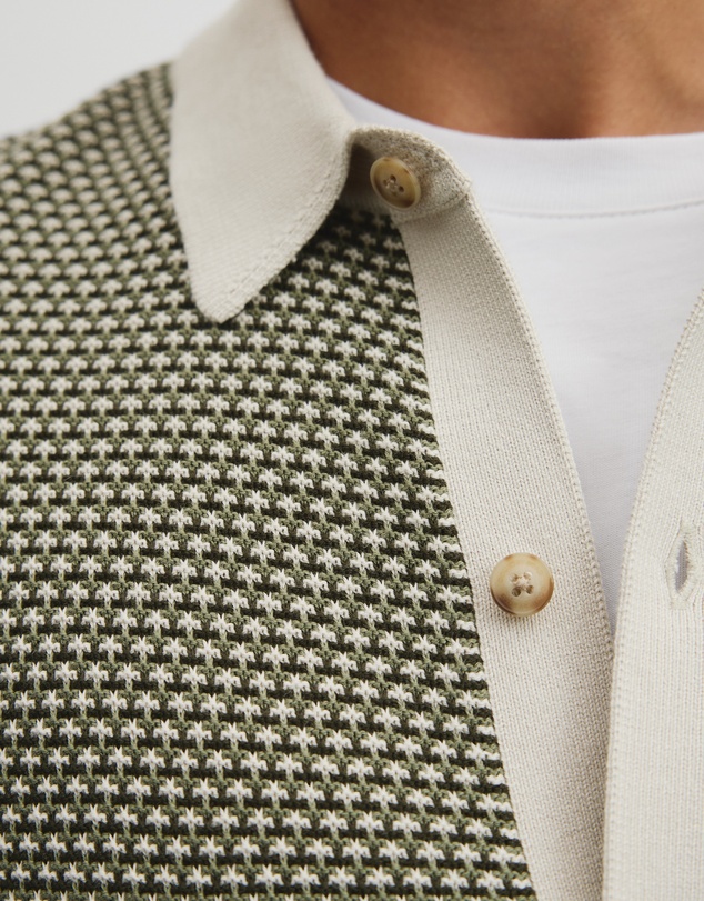Country Road - Australian Cotton Jacquard Knit Shirt