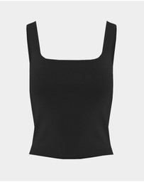 Forcast - Miami Cropped Sleeveless Knit Top