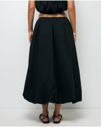 AERE - Quill Midi Skirt
