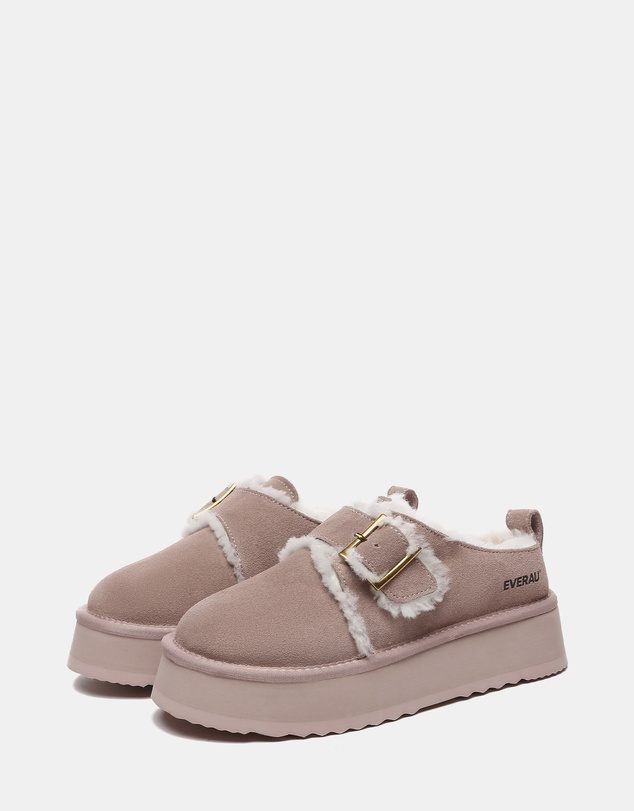 EVERAU - EverAU Ugg Tobias Cow Suede Upper House Shoes