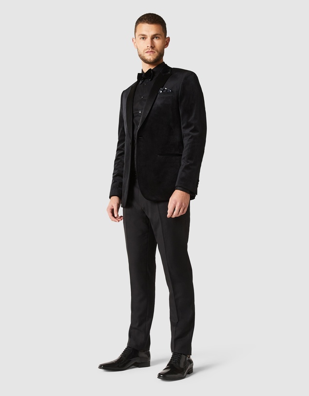 Politix - Slim Long Sleeve Panelled Formal Shirt