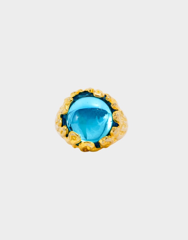 Sunday Stephens - Aqua Dumbo Ring