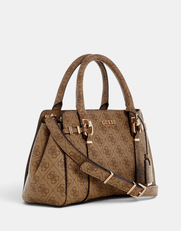 GUESS - Leona Logo Small Multi Compartment Satchel Bag