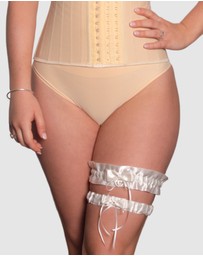 B Free Intimate Apparel - Deluxe Bridal Garter Set