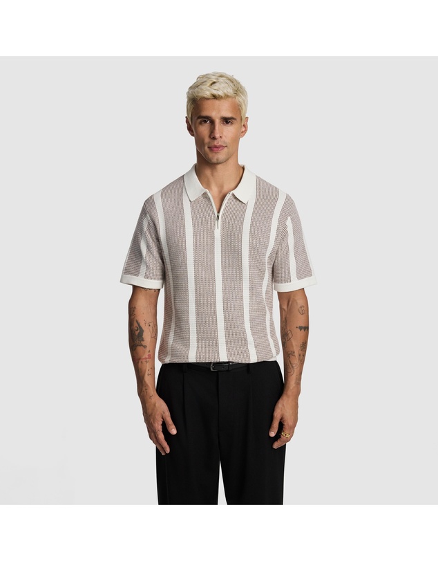 yd. - Hutley Knitted Polo Shirt