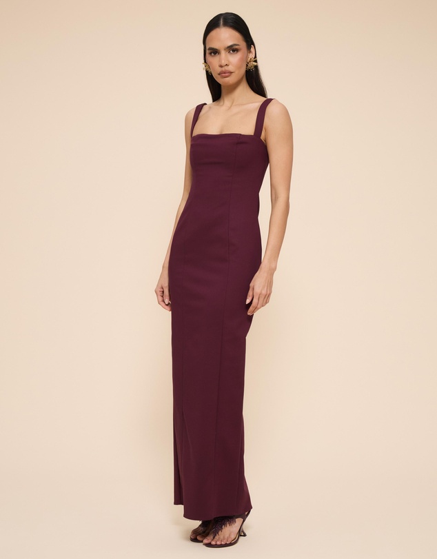 CHANCERY - Belle Square Neck Bodycon Midi Dress