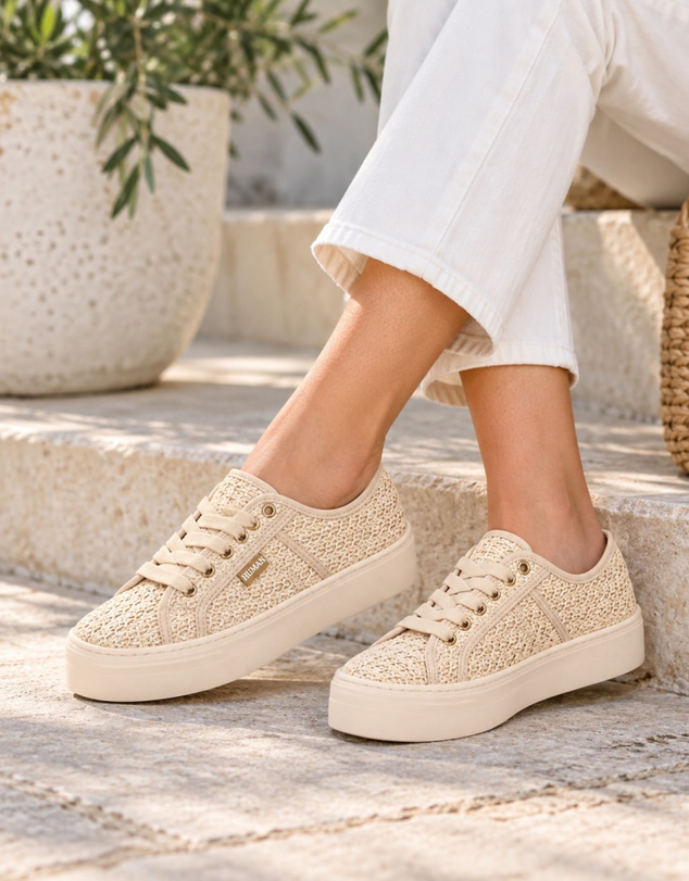 Human - Women's Lift Sneaker Natural