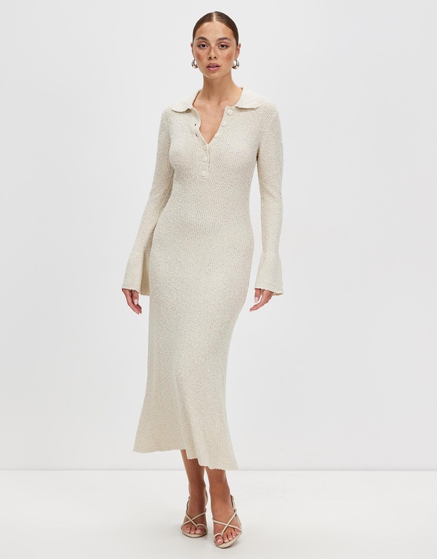 Third Form - Unbound Knit Shirt Dress
