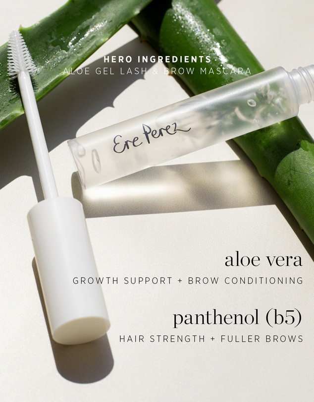 Ere Perez - Mini Aloe Gel Lash & Brow Mascara - Clear