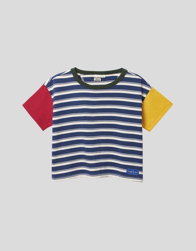 Goldie + Ace - Oversized Stripe T-Shirt - Babies-Kids