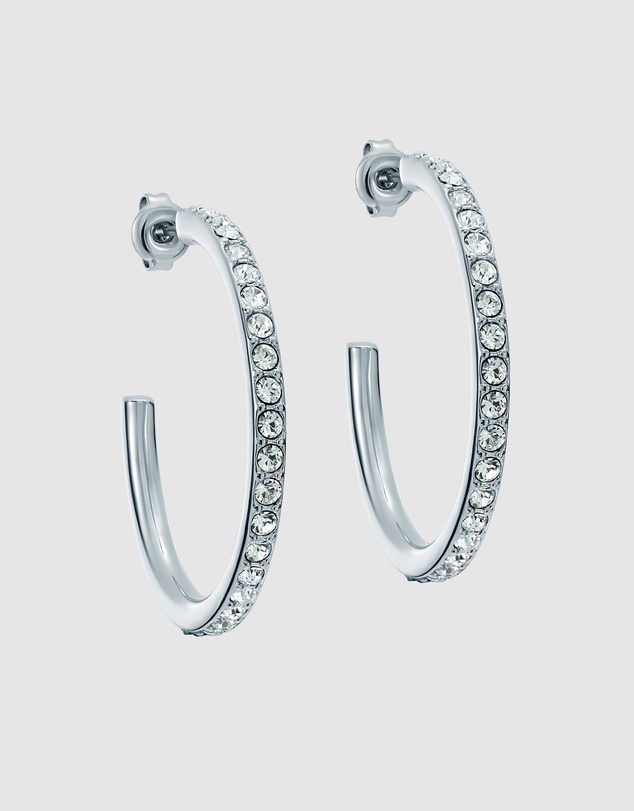 Ted Baker - CLANCI: Medium Crystal Hoop Earrings