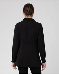 Ripe Maternity - Tina Peplum Shirt