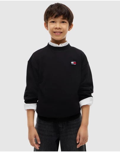 Tommy Hilfiger - Heritage Flag Crewneck Sweater - Kids-Teens