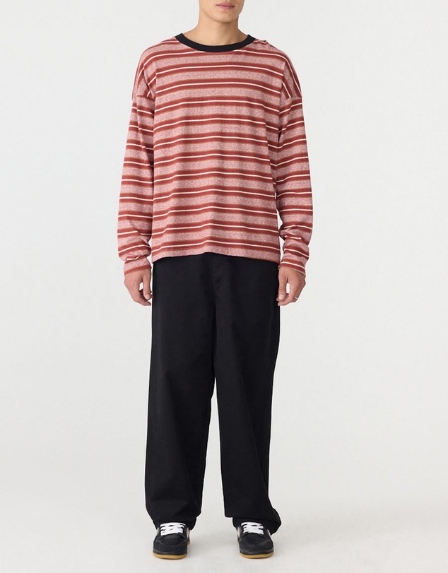 Bassike - Universal Stripe LS T-Shirt