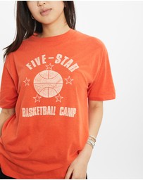 Vintage by The Real Deal - Pre Loved - Vintage 80s Five Star Basketball Camp Tee
