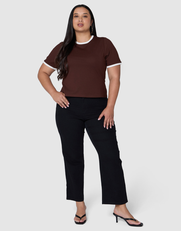 Sunday In The City - Luxe Contrast Tee