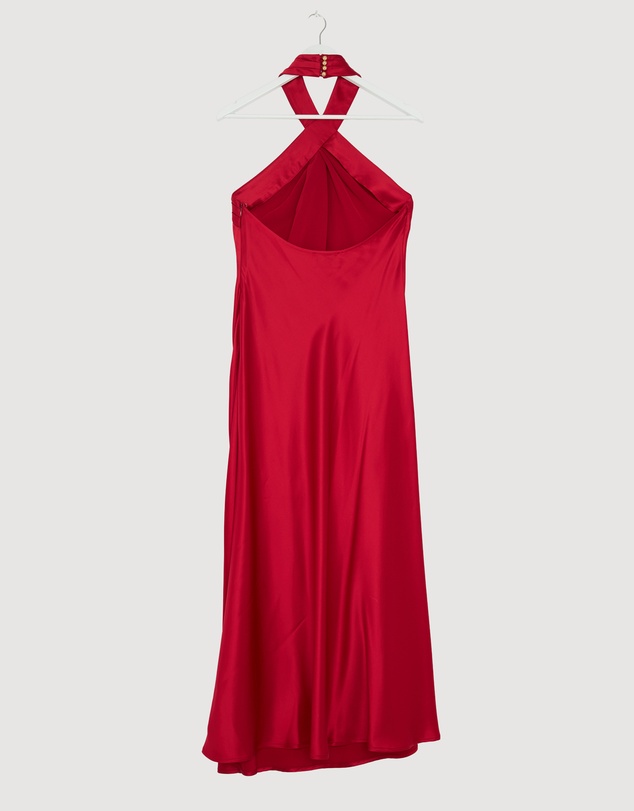 Revibe - Repaired Acler Yewgreen Maxi Dress - AU 10