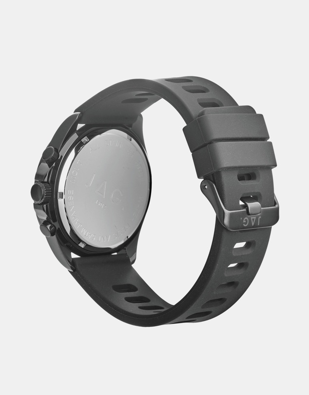 Jag - Beachport Mens Black Dial 46mm Black Watch
