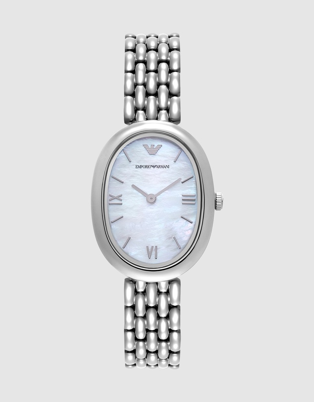 Emporio Armani - Silver Tone Analogue Watch