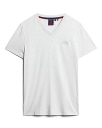 Superdry - Essential Logo Embroidered Vee Slim Fit Tee