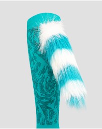Crazy Skates - Crazy Socks Monster Teal Knee-High Socks