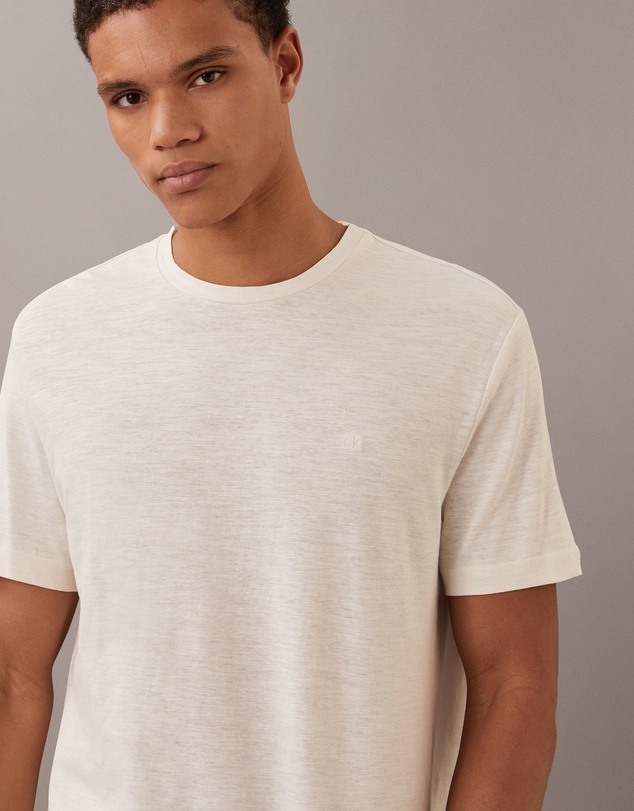 Calvin Klein - Cotton Linen T-Shirt