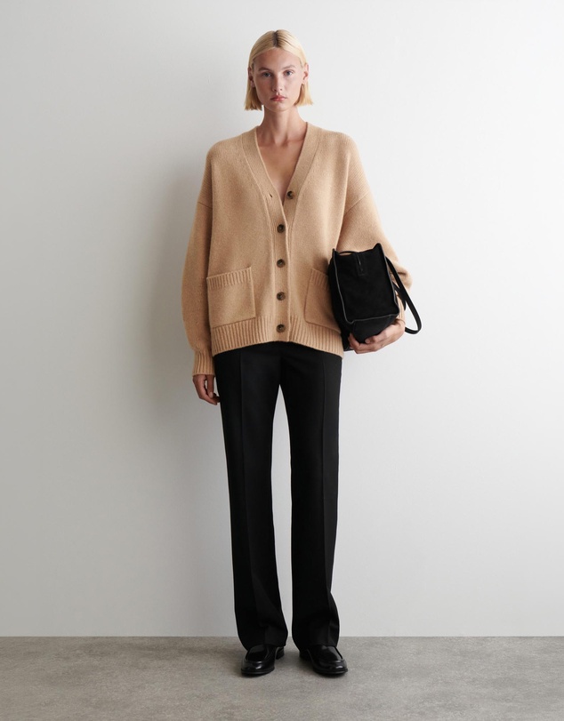 COS - Oversized Cashmere-Blend Cardigan