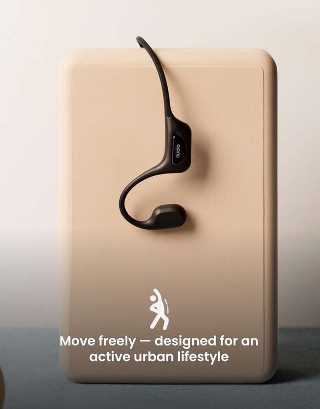 Sudio - B5 - Bone Conduction Headphones True Wireless Bluetooth Headphones/Earbuds