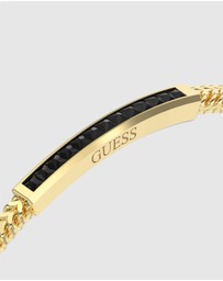 GUESS - Gold-Tone Guess Noir Bracelet