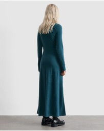 & Other Stories - Merino Wool Turtleneck Maxi Dress