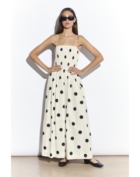 Glamorous - Shirred Dropped Waist Midi Dress