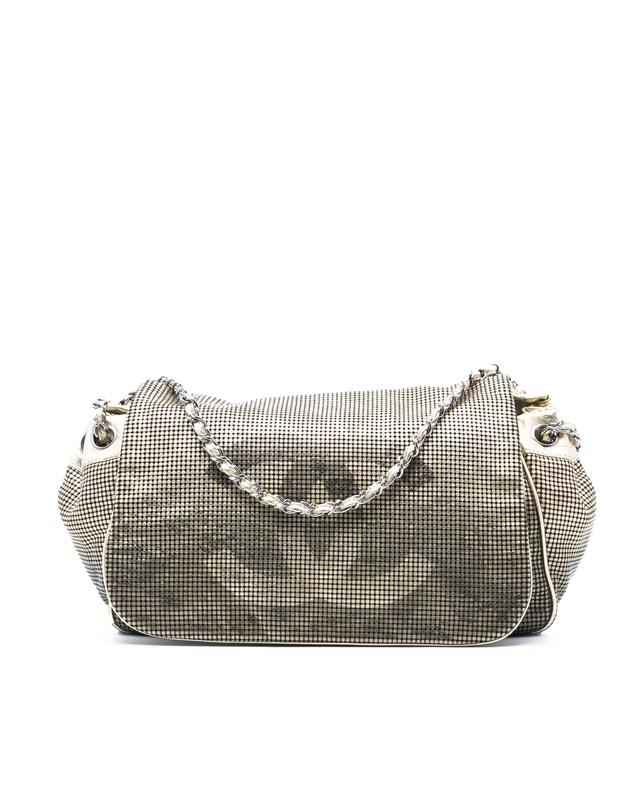 Pre-Loved by Azura Reborn - Pre-Loved Perforated Lambskin Hollywood Accordion Flap
