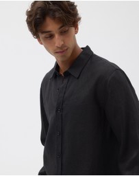 AERE - Euro Resort Linen LS Shirt