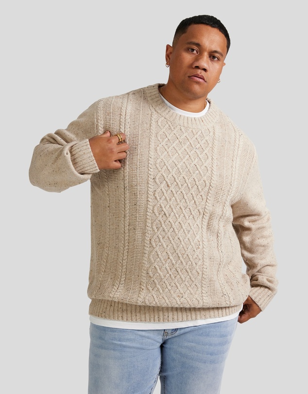 Johnny Bigg - Cable Knit Sweater