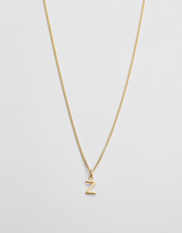 Kirstin Ash - Z Outline Initial Necklace