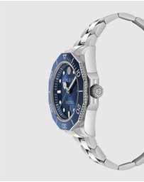 Philipp Plein - AQUASTORM 44mm Silver-Tone Analogue Watch