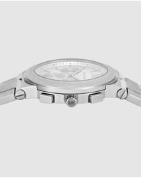 Michael Kors - Billie Silver Tone Chronograph Watch