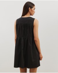 Atmos&Here - Louisa V-Neck Mini Dress