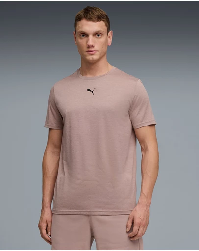 Puma - Train All Day Heather Cat Tee - Men