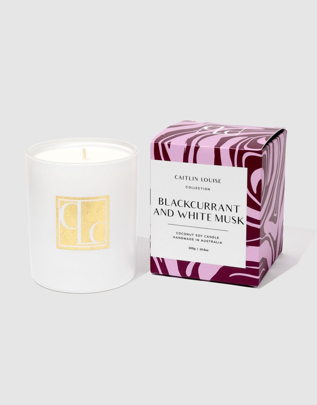 Caitlin Louise Collection - Blackcurrant and White Musk Candle