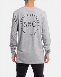 Stock & Co. - Stamped Signet Long Sleeve Tee