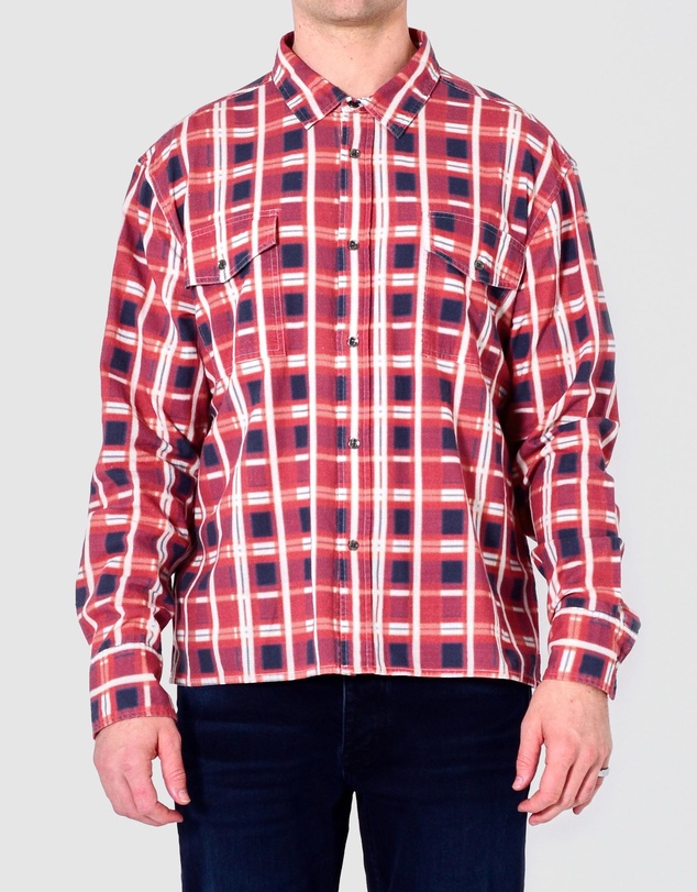 Neuw - Printed Check Utility Shirt