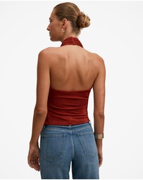 Forever New - Gianna Wrap Halter Neck Top